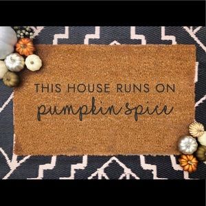PUMPKIN SPICE DOORMAT